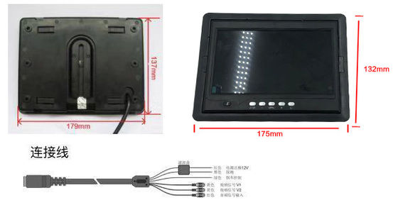 Draagbare auto wifi monitor lichtgewicht desktop auto computer monitor