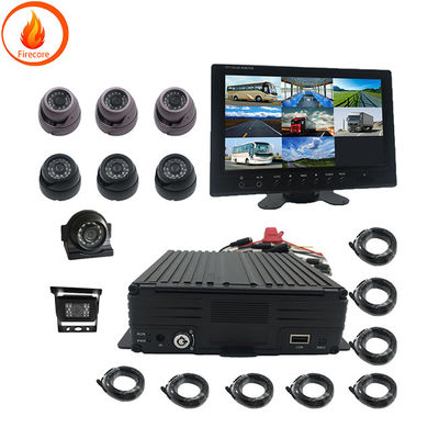Gepersonaliseerd voertuigcamerabewakingssysteem HDMI 4 Way Car Video Recorder