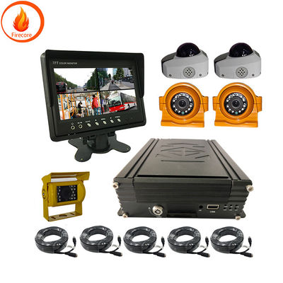 VGA voertuigcamera-bewakingssysteem hemisferische 5-weg truck DVR-recorder