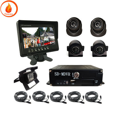 VGA voertuigcamera-bewakingssysteem hemisferische 5-weg truck DVR-recorder