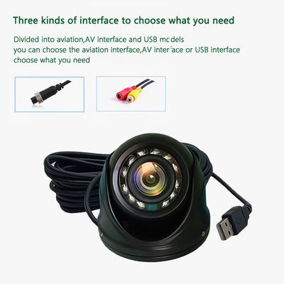Aluminium legering behuizing materiaal AHD auto camera 5-38v stroomtoevoer NTSC PAL TV-systeem