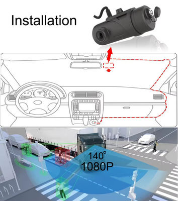 2MP 4G WIFI Remote Monitor Mini Dual Dashboard Camera DVR voor motorfiets met GPS ADAS DMS BSD