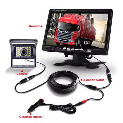 Universal 12V Dash Cam Maxi Truck Back-up Camera met ingebouwde 18 IR LED voor nachtassistentie